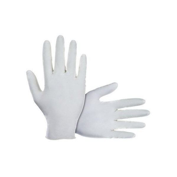 Sas Safety Value-Touch, Latex Disposable Gloves, 5 mil Palm, Latex, Powder-Free, M, White SA6591-20